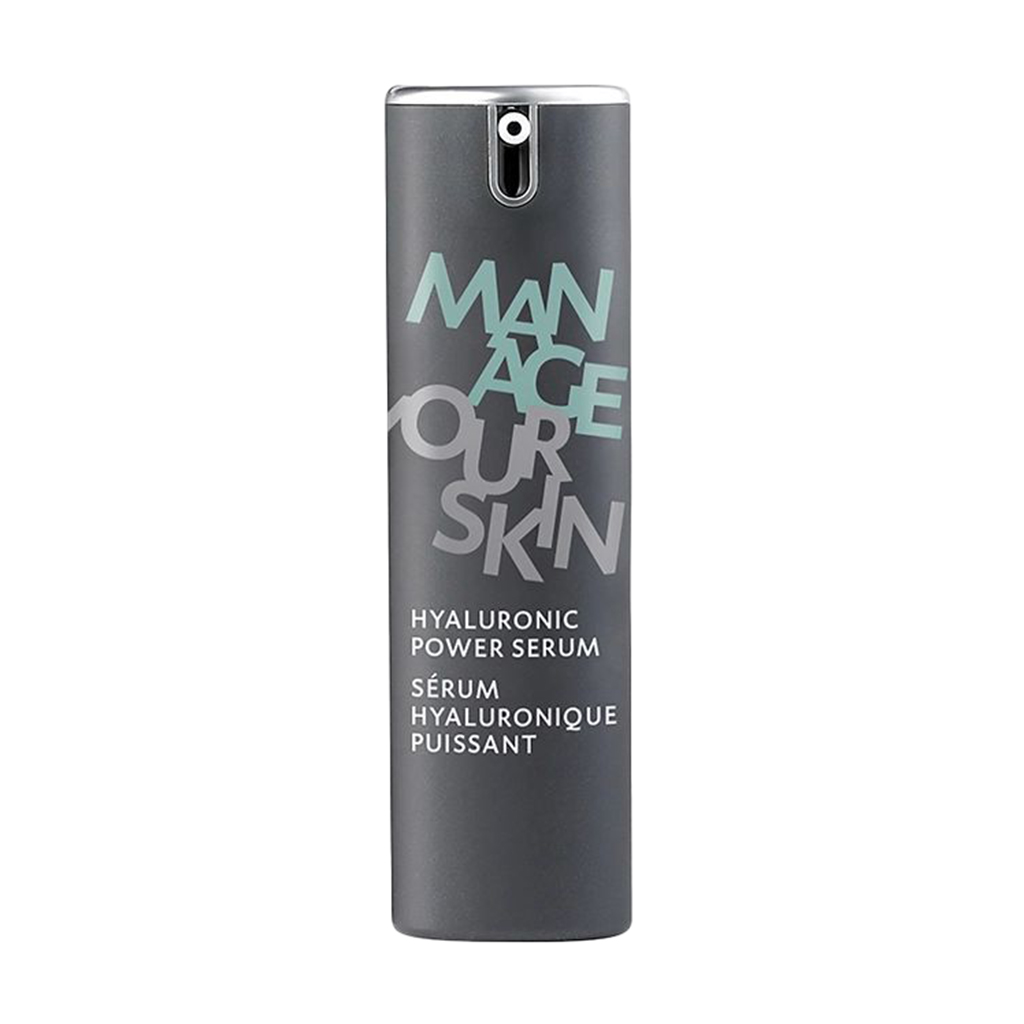 Чоловіча зволожувальна сироватка для обличчя Dr. Spiller Manage Your Skin Hyaluronic Power Serum з гіалуроновою кислотою, 30 мл